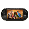 CZT Handheld Game Console 4.3 inch Double Joystick 8GB Retro Video Game Player (Black) S185938