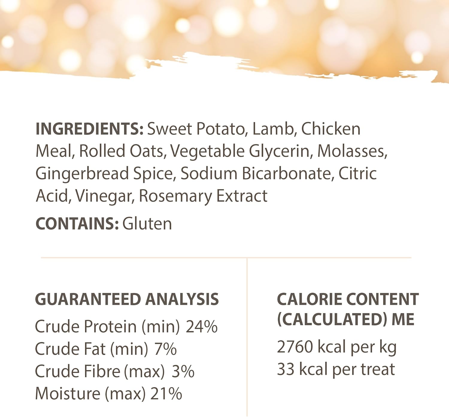 Caledon Farms Protein Holiday Cookie Gingerbread & Lamb 270g Y892654