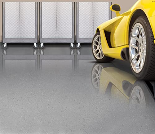 Rust-Oleum EPOXYSHIELD Garage Floor Coating Kit, 1 Car, Gloss Gray W372848