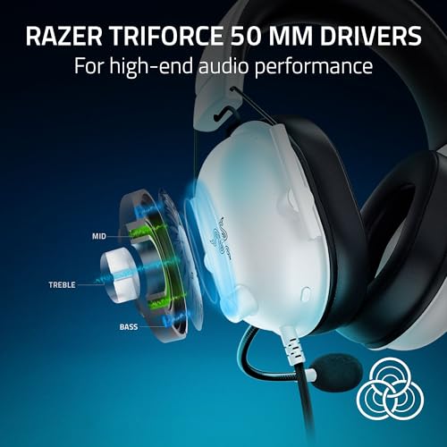 Razer BlackShark V2 X Gaming Headset 7.1 Surround Sound for PC, PS4, PS5, Switch F1650