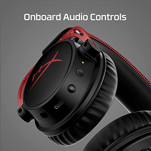 HyperX Cloud Alpha Wireless Gaming Headset for PC, 300-Hour Battery, Red B2235