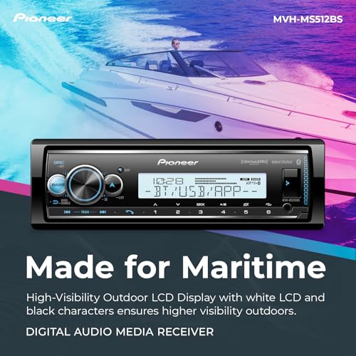 Pioneer MVH-S322BT Bluetooth Car Stereo with USB/AUX Inputs O800203