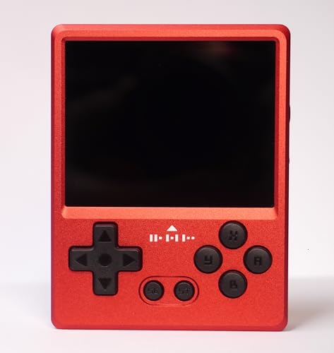 GKD Pixel 2 Console Metal Retro Game Player Portable Handheld (Red 64GB) L127