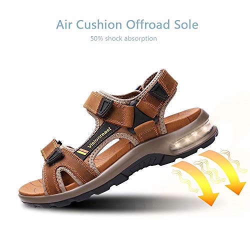 visionreast Mens Athletic Sandals Non-slip Outdoor Hiking P706