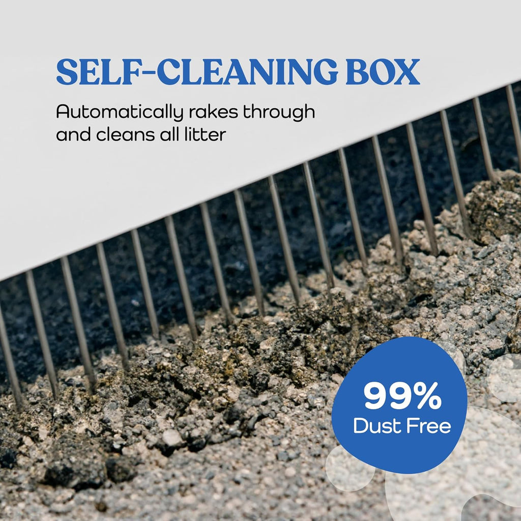 Smart Automatic Cat Litter Box Self Cleaning with Odor Eliminator K971