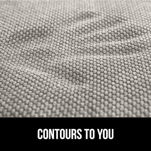 GORILLA GRIP Slip Resistant Chair Cushions, Memory Foam, Set of 2, Beige W525