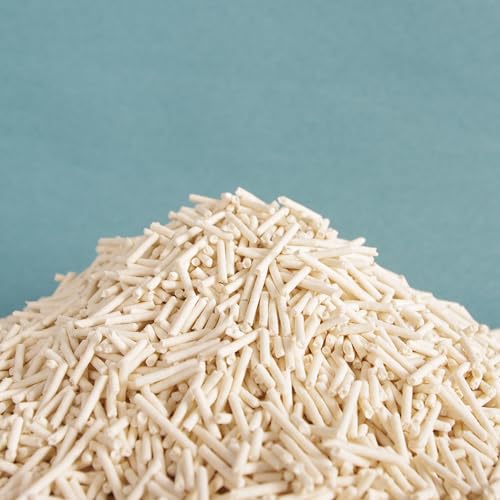 Tofu Cat Litter Green Tea 5.5 lbs x 4 Bags, Flushable Clumping 2mm Pellets L6248