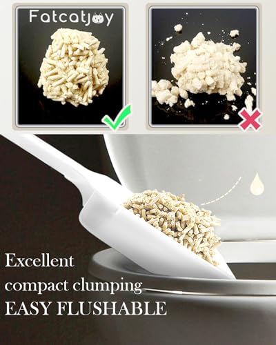 Tofu Cat Litter, Unscented Clumping, Flushable, 3 Pack M715459