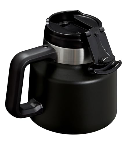 Stanley Admiral's Mug 20 oz Insulated Stainless Steel Coffee Cup with Flip Lid, Hammertone Green Q7415