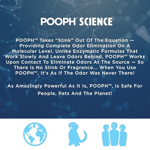 Pooph Pet Odor Eliminator 32oz Spray for Dogs and Cats B2717