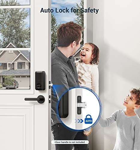 Veise Fingerprint Door Lock, Keyless Entry Deadbolt, Oil Rubbed Bronze A43525