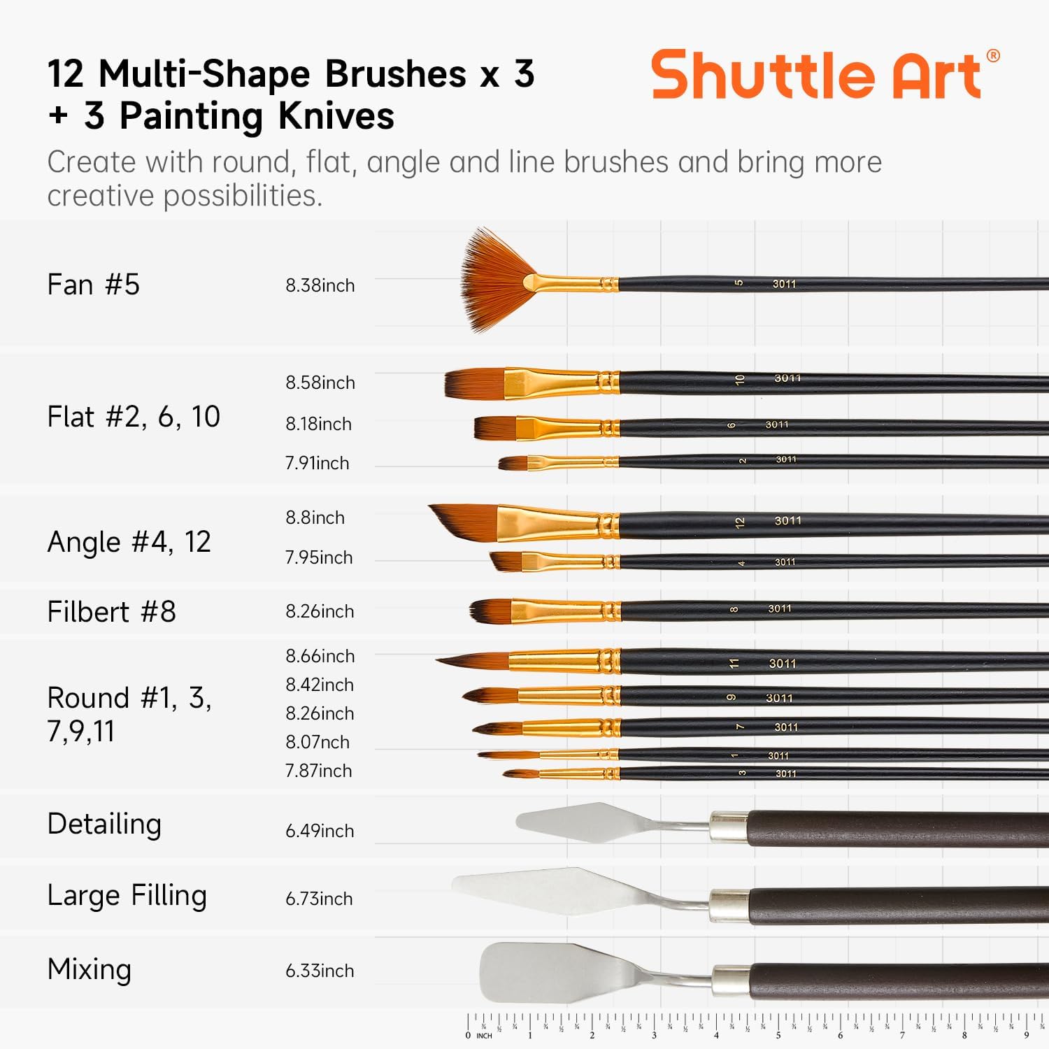 Shuttle Art 168 Pcs Artist Painting Set with Easels, Canvas, Brushes and Art Supplies W345