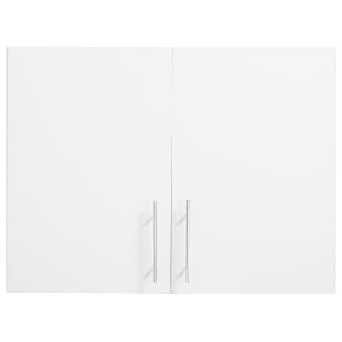 VEVOR 2-Tier Wall Mounted Laundry Cabinet with 2 Doors, White V508463