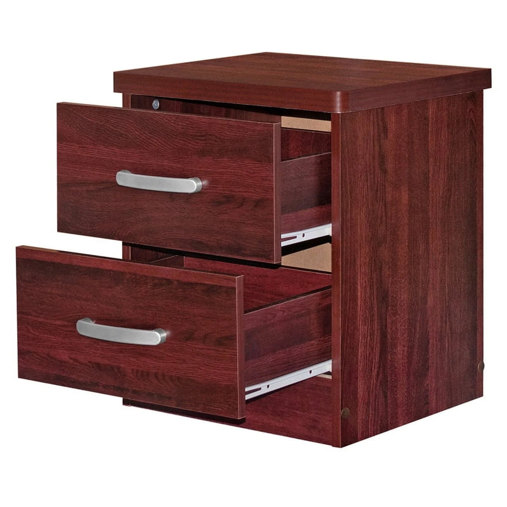 Home Square 3-Piece Queen Bedroom Set with Tall Chest, Wardrobe & Nightstand N72504