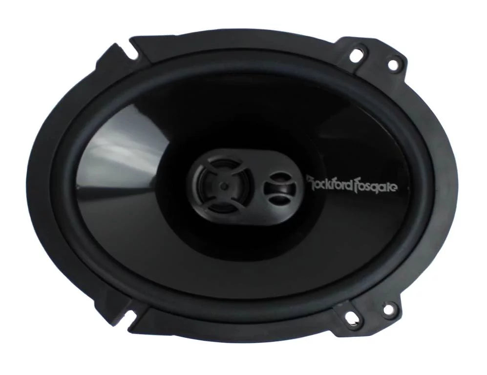 Rockford Fosgate P1683 6x8" 260W 3-Way Car Coaxial Speakers, 4 Pack D547