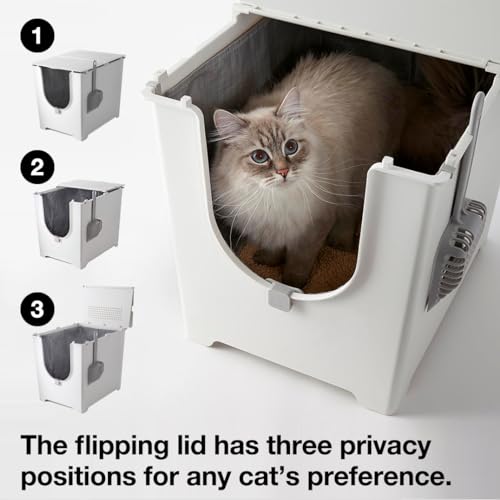 Modkat Flip Litter Box with Scoop, Gray F1014