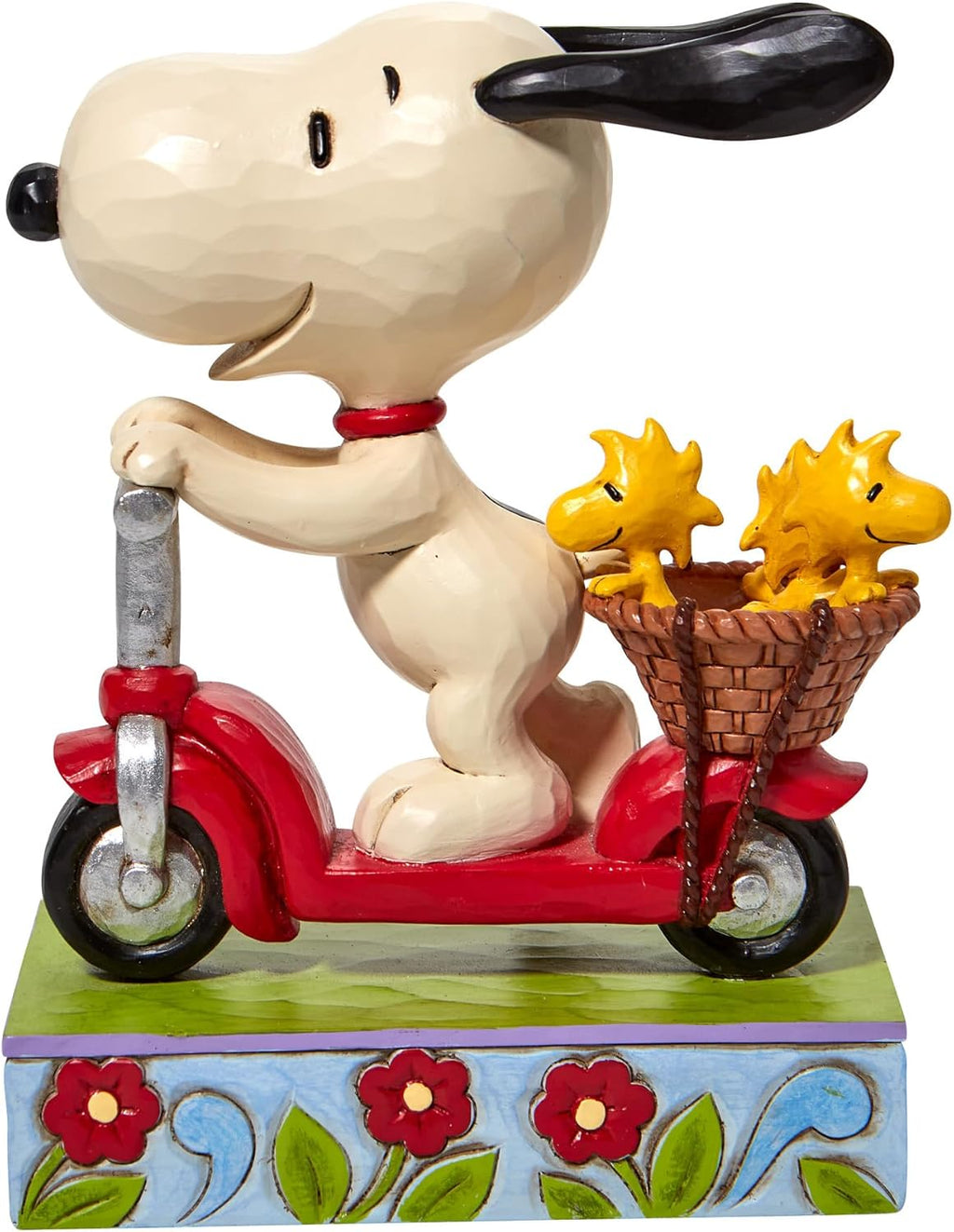 Peanuts by Jim Shore Snoopy and Woodstock Scooter Figurine, 6.5 Inch R90107