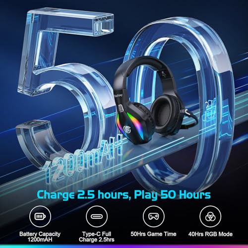 FC100 Wireless Gaming Headset with Microphone for PS5, PS4, PC, Mac, Switch P7184