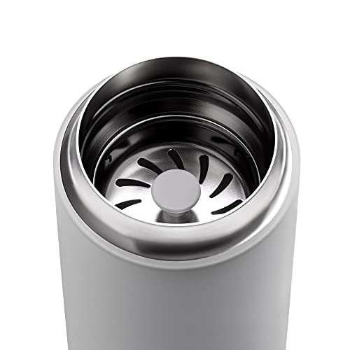 Fellow Carter Move Travel Mug 8 oz, Vacuum-Insulated Stainless Steel, Matte Grey W420