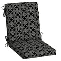 Arden Outdoor Dining Chair Cushion, 20 x 20, Rain-Proof, Peacock Blue Green Texture J4105