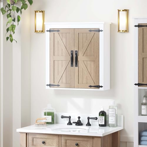 Spirich Small Wall Mounted Bathroom Cabinet, White E7850