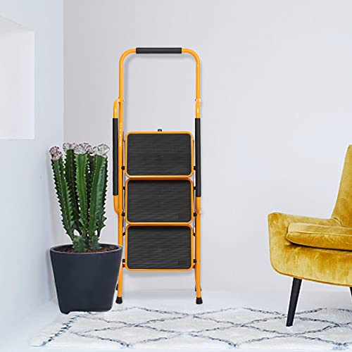 Winado 2 Step Ladder with Handrails, 500LBS Folding Step Stool O203913