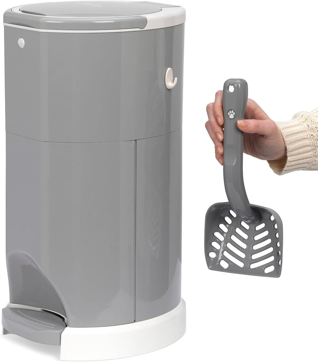 Litter Champ Odor-Free Cat Litter Disposal System, 4 Gallon, Gray Q52310