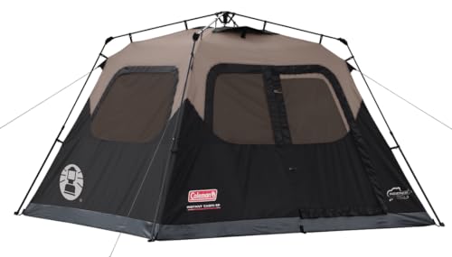 Coleman Instant Tent with 1-Minute Setup, 4/6/8/10 Person, Carry Bag H1828