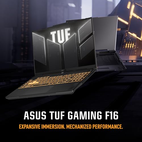 ASUS TUF Gaming F16 (2024) Gaming Laptop, 16” FHD+ 144Hz, RTX 4050, 8GB DDR5, 512GB SSD, Windows 11 B464