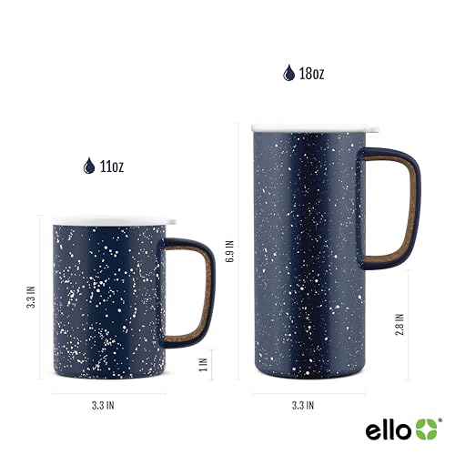 Ello Campy Vacuum Insulated Travel Mug 18oz with Leak-Proof Lid U4783