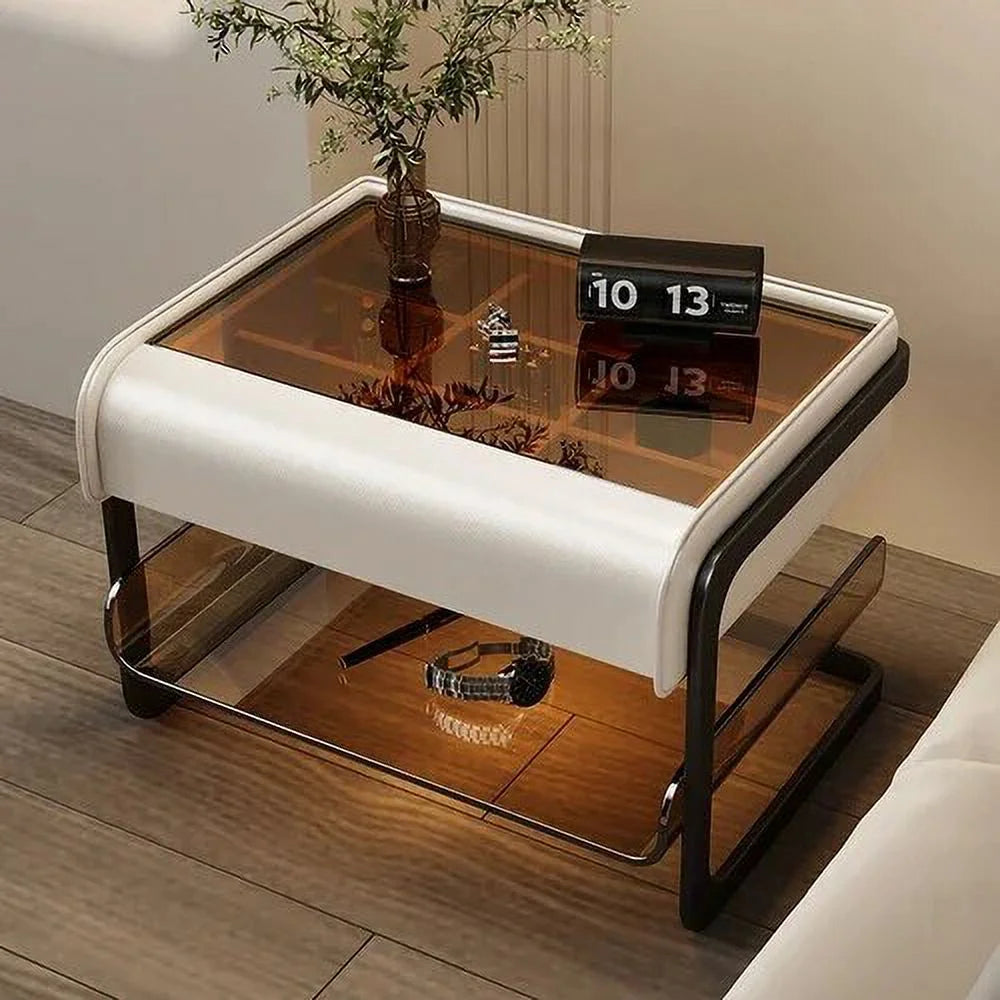 Acrylic Wireless Charging Bedside Table WKNS Q181556
