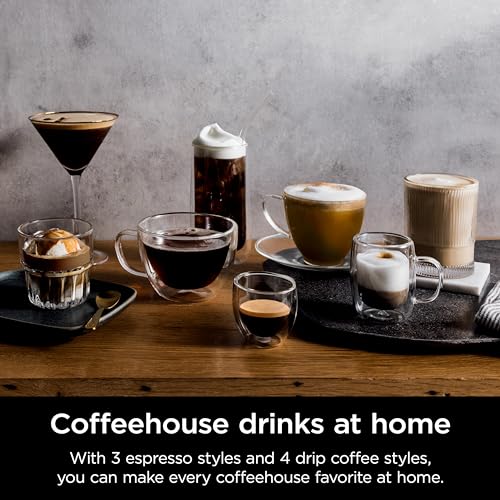 Ninja Luxe Café Premier Series Espresso Machine and Drip Coffee Maker, Stainless Steel P86793