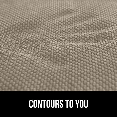 GORILLA GRIP Slip Resistant Chair Cushions, Memory Foam, Set of 2, Beige W525