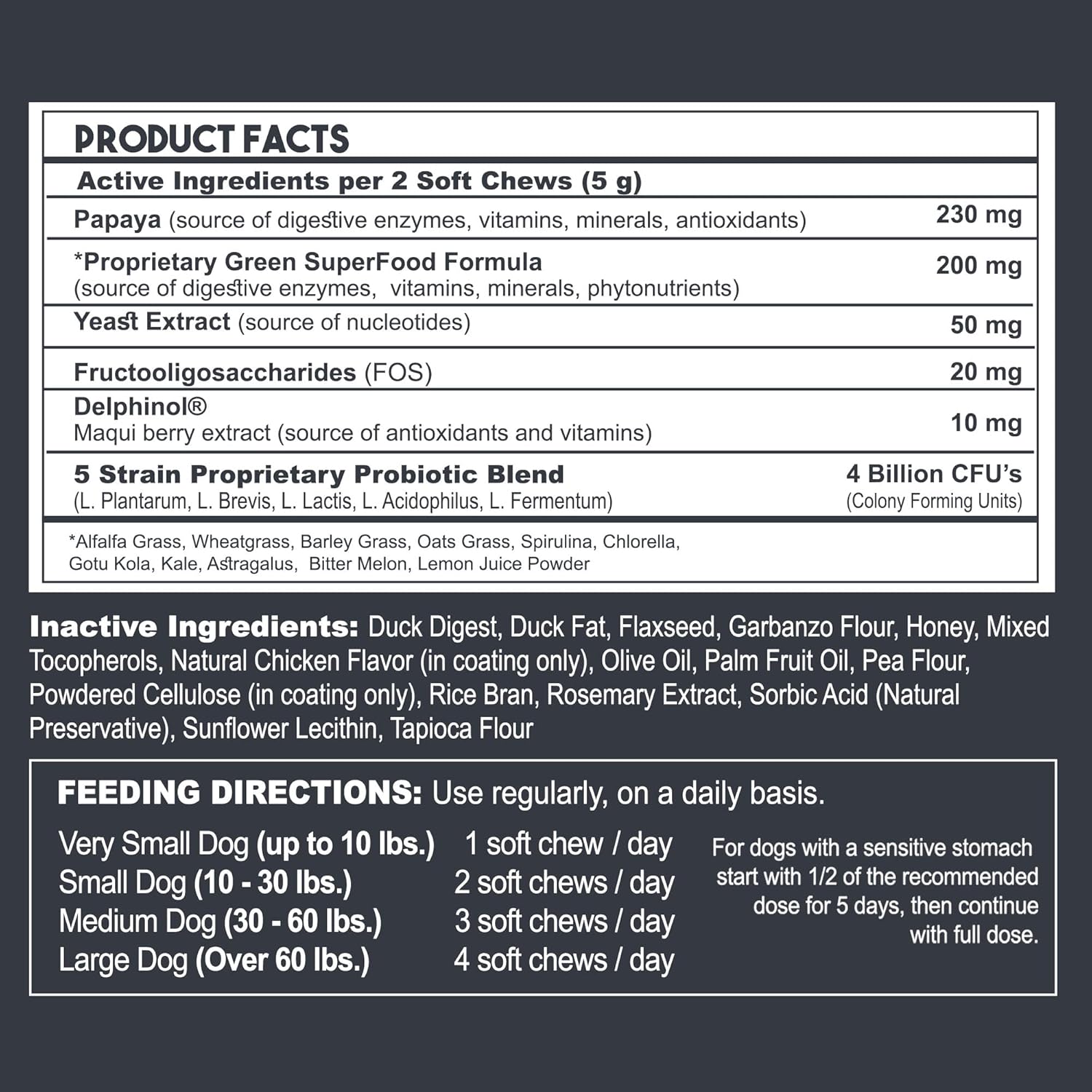 Probiotics for Dogs with Digestive Enzymes, 60 Soft Chews D1330