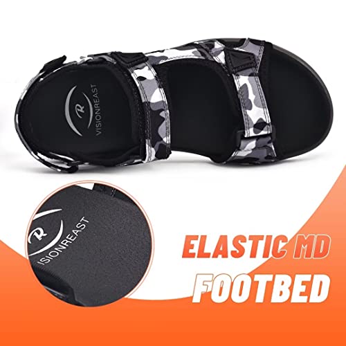 visionreast Mens Athletic Sandals Non-slip Outdoor Hiking P706