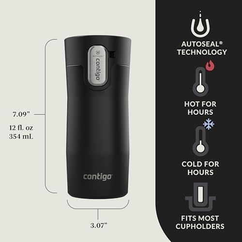 Contigo AUTOSEAL West Loop Vacuum-Insulated Stainless Steel Travel Mug 20 oz U753927
