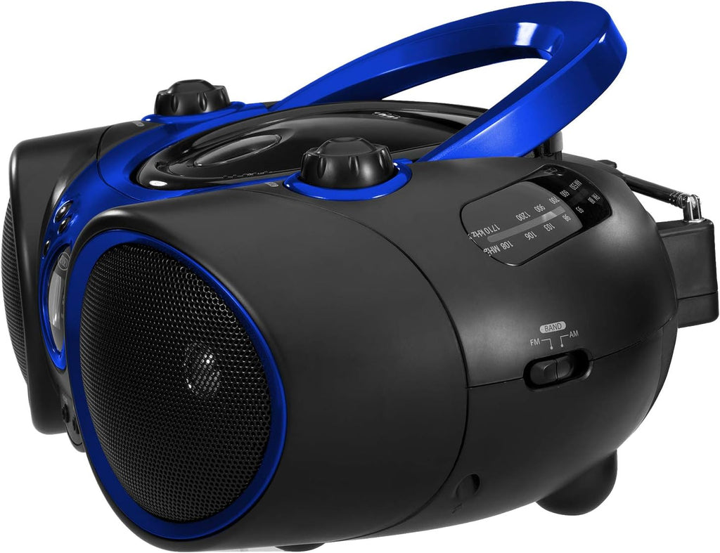 Jensen CD-490 Portable Sport Stereo CD Player with AM/FM Radio, Blue E517
