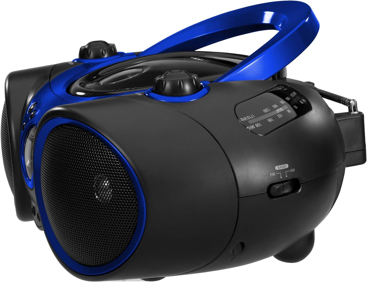 Jensen CD-490 Portable Sport Stereo CD Player with AM/FM Radio, Blue E517