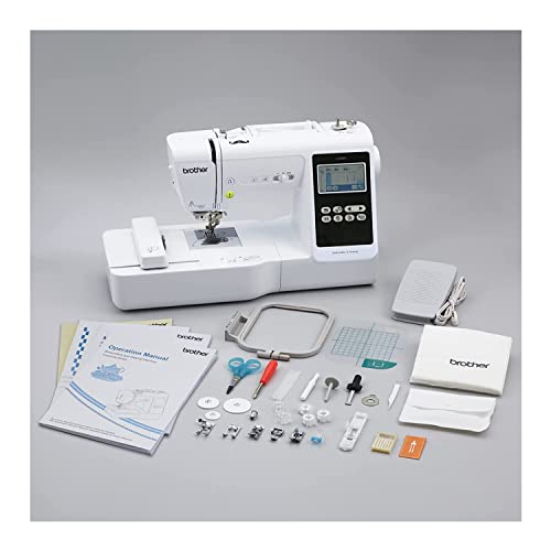 Brother SE600 Sewing and Embroidery Machine, Computerized, 80 Designs W475587