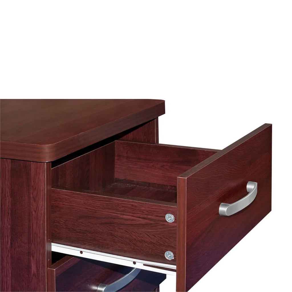 Home Square 3-Piece Queen Bedroom Set with Tall Chest, Wardrobe & Nightstand N72504