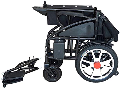 Foldable Lightweight Electric Power Wheelchair for Travel (Blue EW) V34473