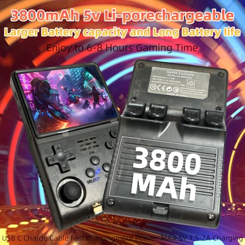 Handheld Game Console with 3.5 inch HD IPS Screen and 256G Card B564