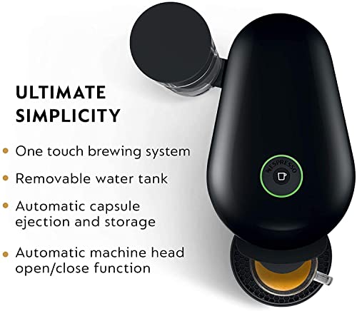 Nespresso Vertuo Plus Coffee and Espresso Maker by Breville, Ink Black H750