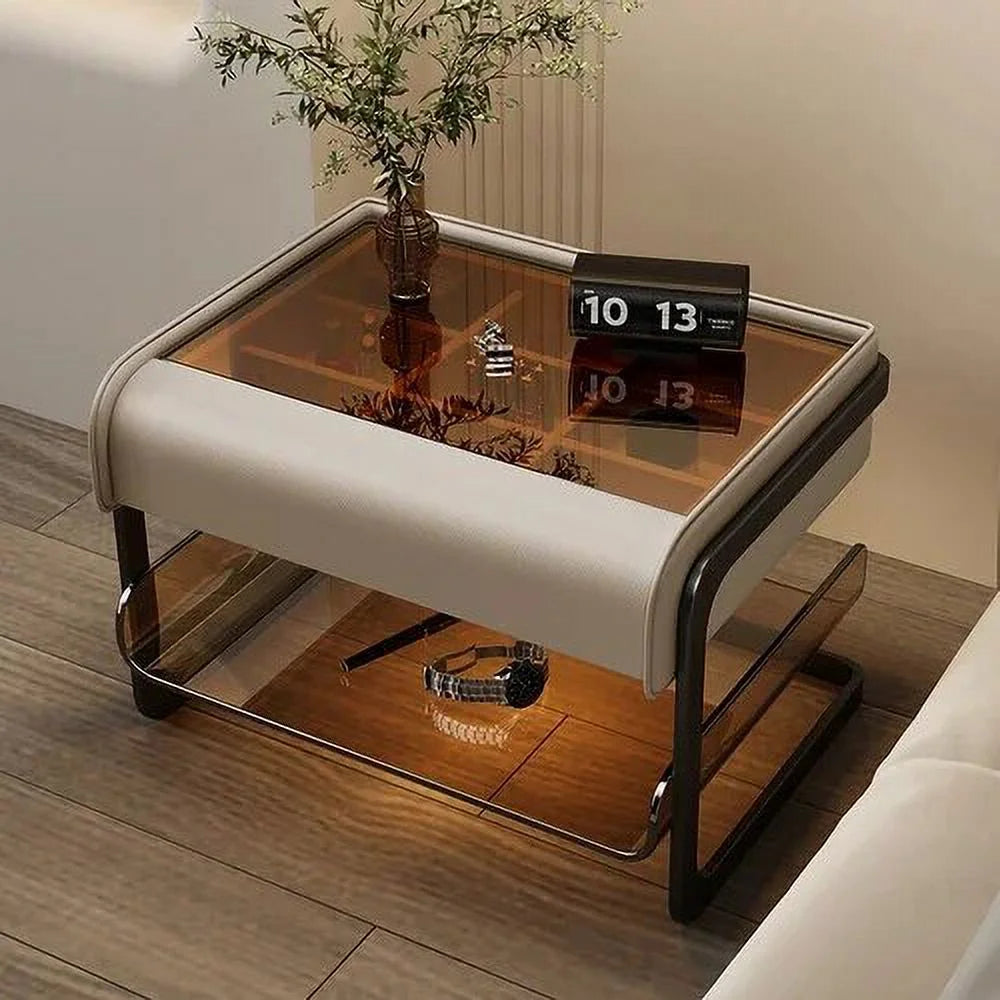 Acrylic Wireless Charging Bedside Table WKNS Q181556