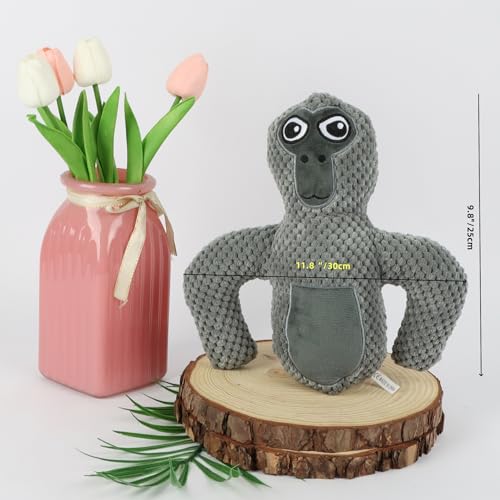 Gorilla Tag Plush Stuffed Animal Gray N58060