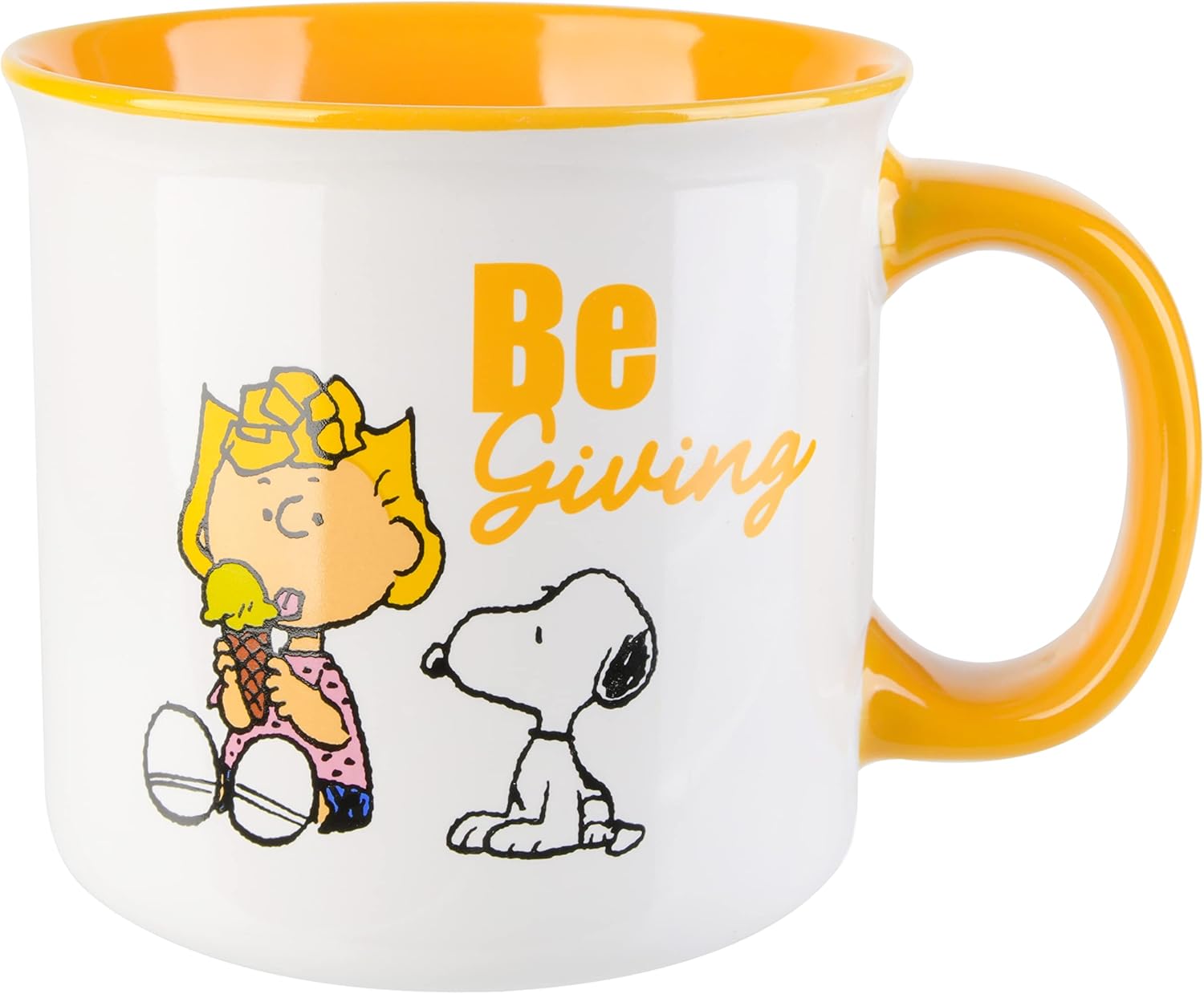 Snoopy Gentle Reminders Camper 21oz Stoneware Mugs, 4-Pack A32066