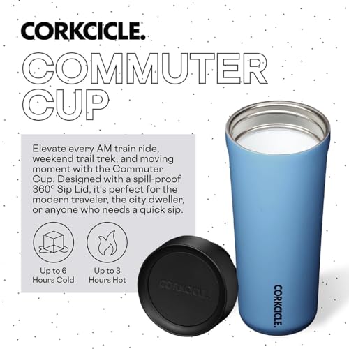 Corkcicle Commuter Cup Travel Mug Insulated Coffee Mug with Lid 17 oz Dragonfly J36810