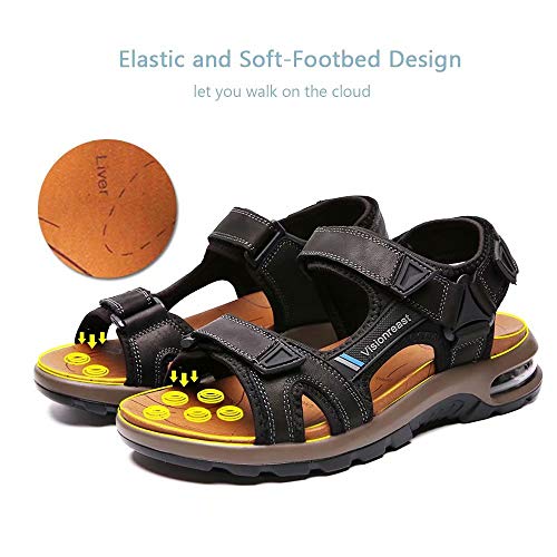 visionreast Mens Athletic Sandals Non-slip Outdoor Hiking P706