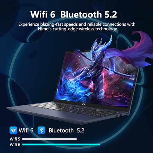 NIMO 15.6 IPS FHD Laptop, 16GB RAM 1TB SSD, Intel Pentium N100, Backlit Keyboard, Win 11 E701