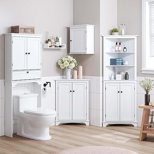 Spirich Small Wall Mounted Bathroom Cabinet, White E7850